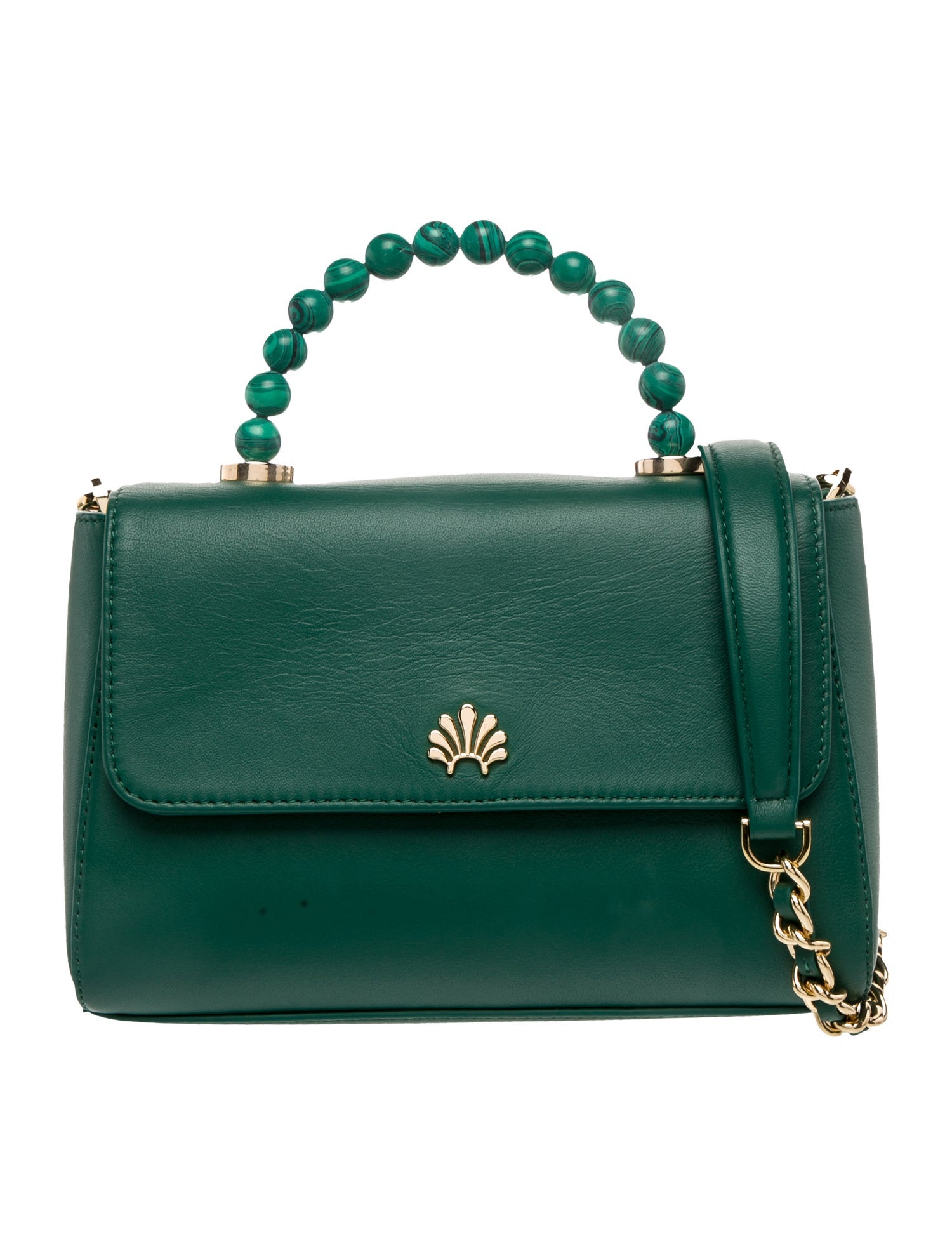 Lele Sadoughi Leather Top Handle Bag