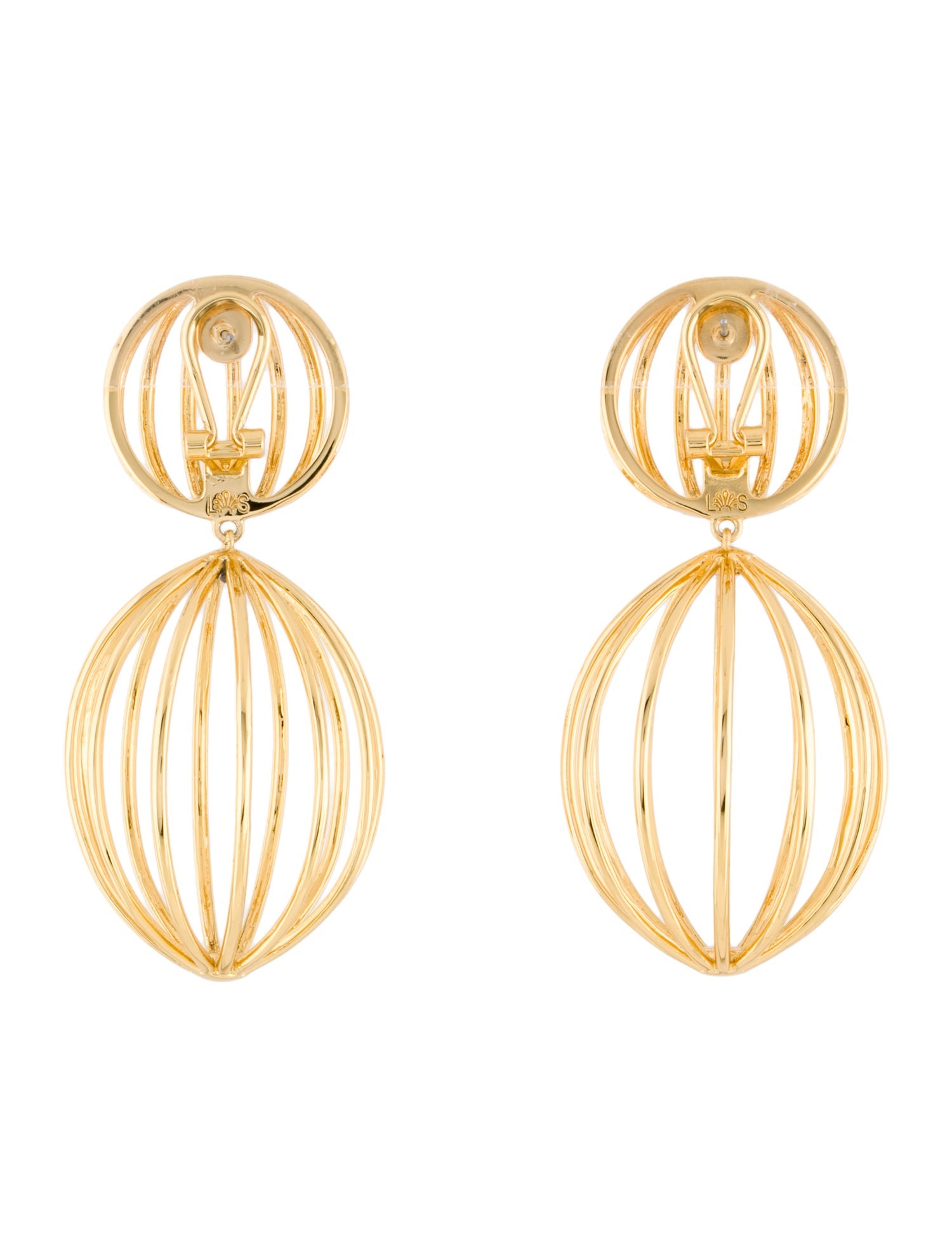 Lele Sadoughi Birdcage Drop Earrings
