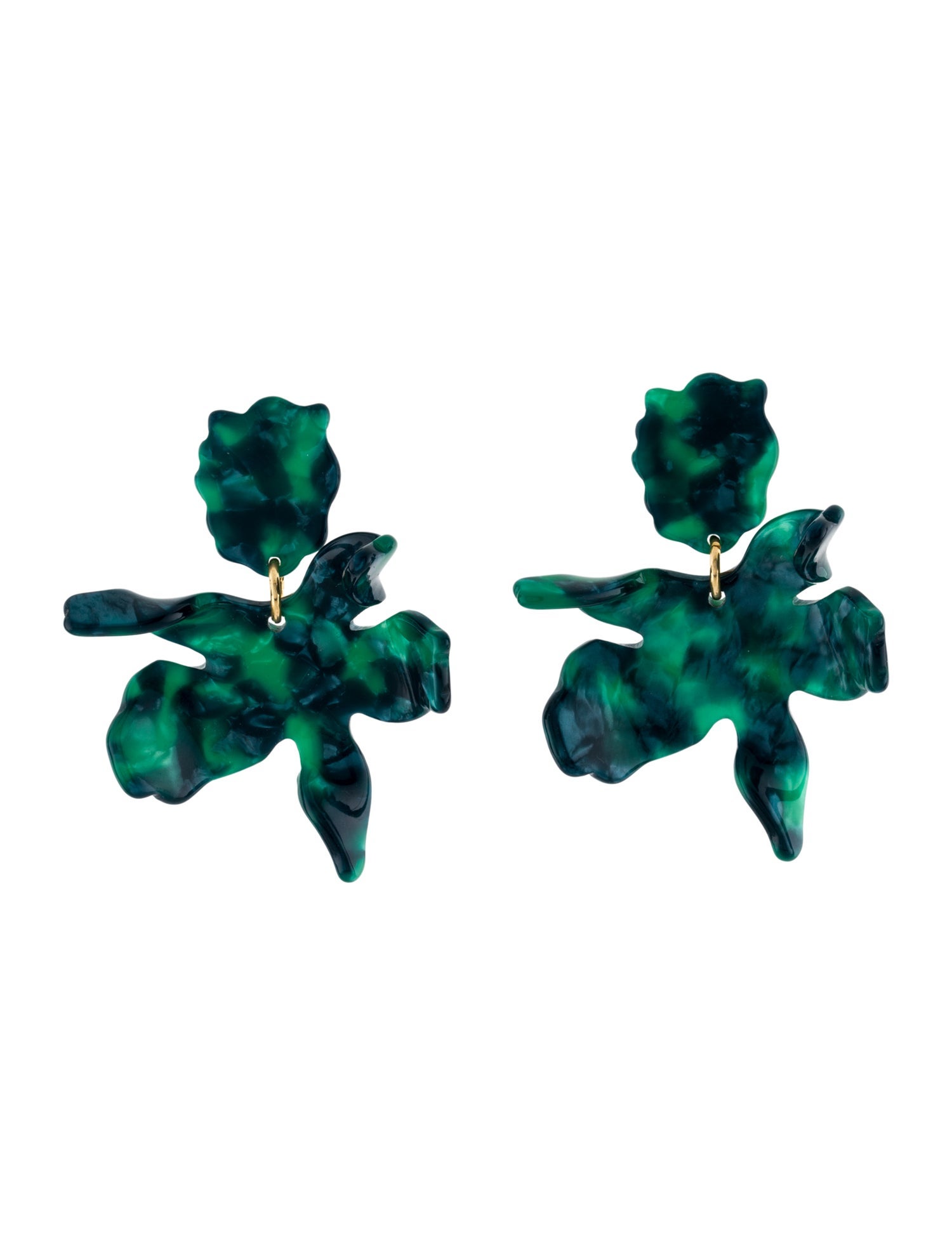 Lele Sadoughi Acetate Lily Drop Earrings