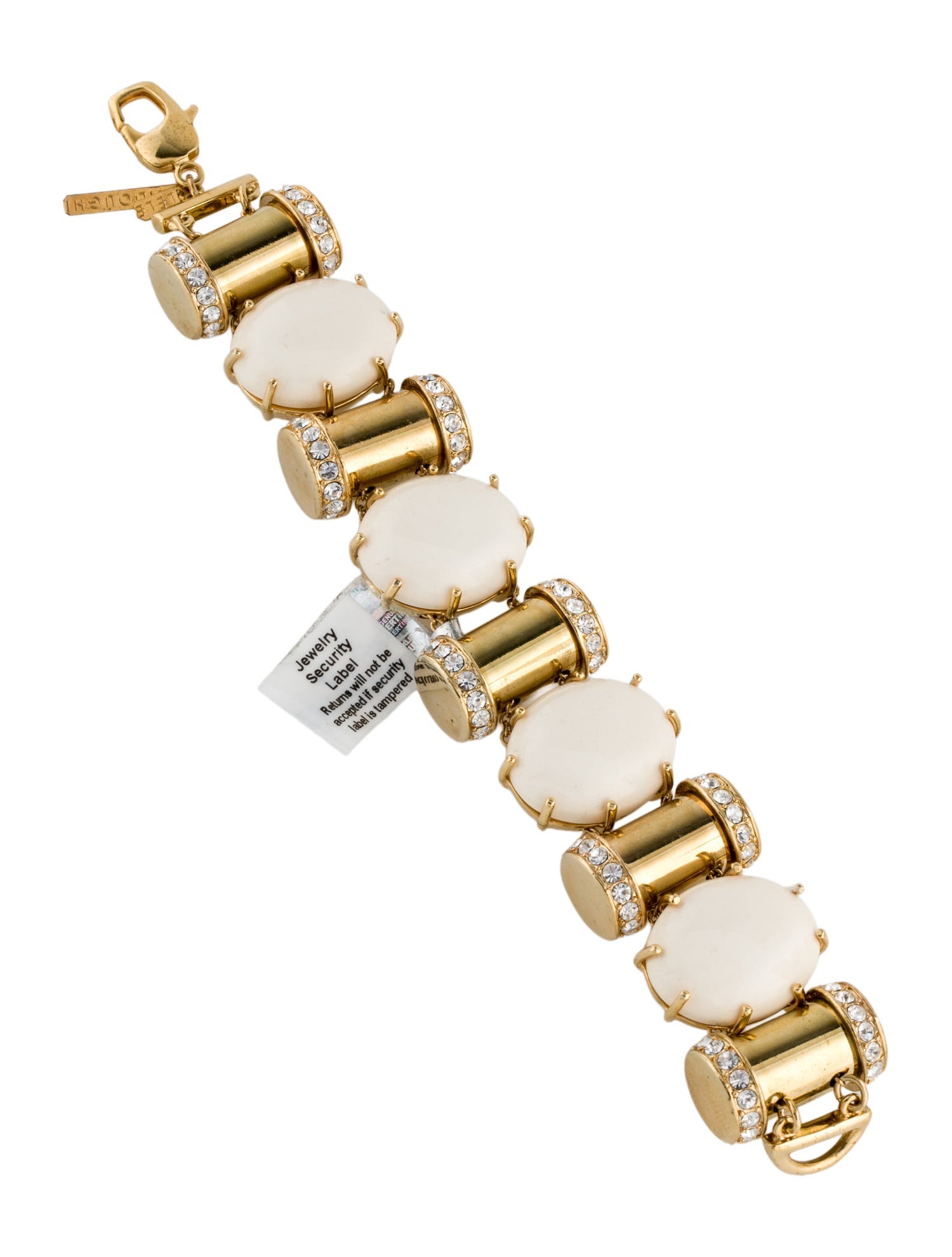Lele Sadoughi Crystal & Resin Link Bracelet