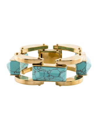 Lele Sadoughi Resin Bar Link Bracelet