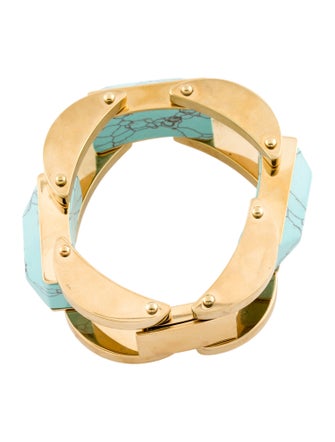 Lele Sadoughi Resin Bar Link Bracelet