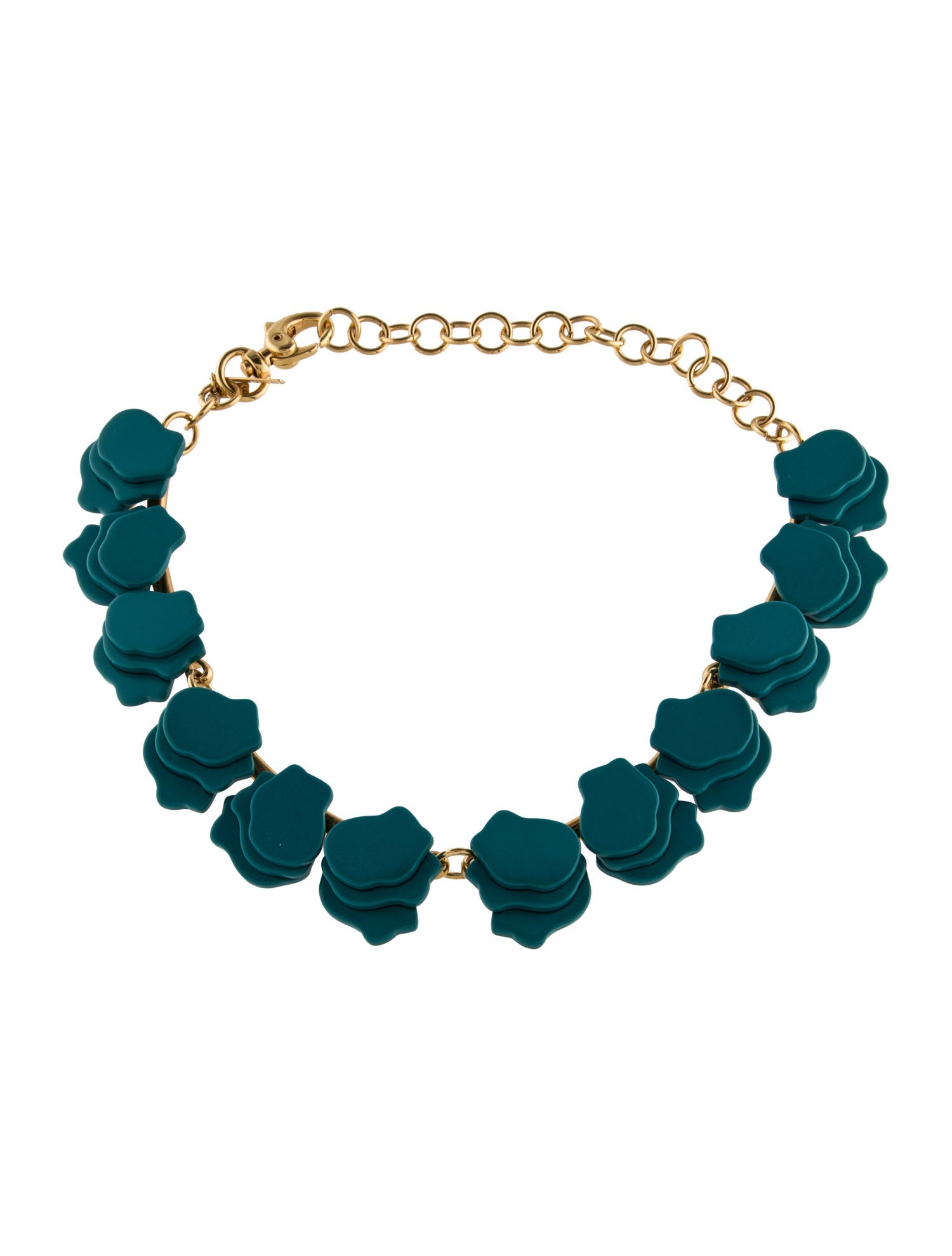 Lele Sadoughi Acrylic & Crystal Wisteria Collar Necklace