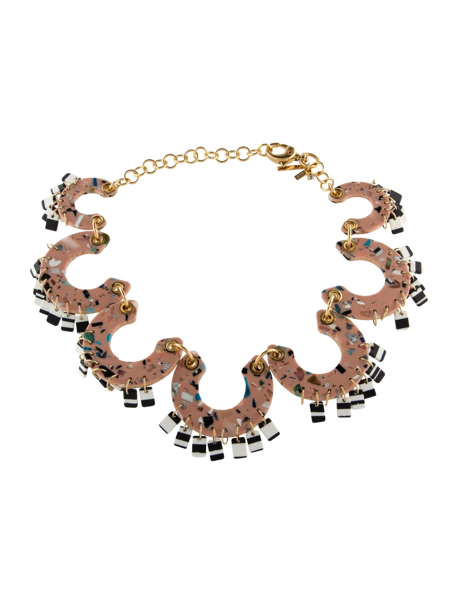 Lele Sadoughi Resin Collar Necklace
