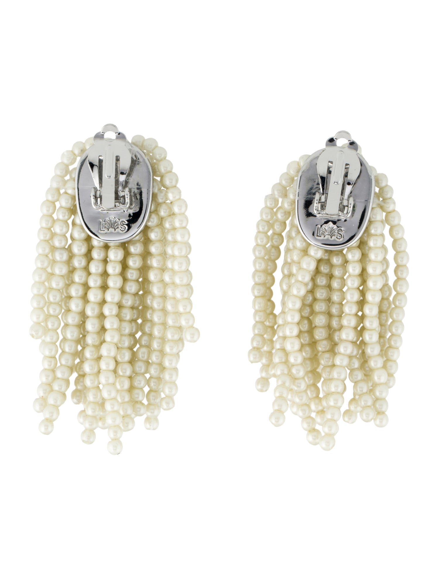 Lele Sadoughi Faux Pearl Clip-On Earrings