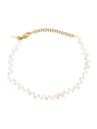 Lele Sadoughi Pearl Choker Necklace