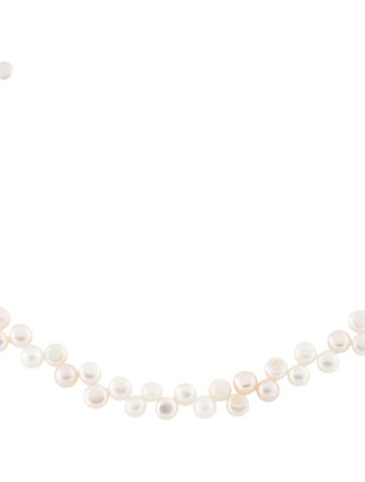 Lele Sadoughi Pearl Choker Necklace