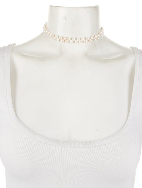 Lele Sadoughi Pearl Choker Necklace