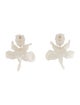 Lele Sadoughi Acetate Small Paper Lily Drop Earrings