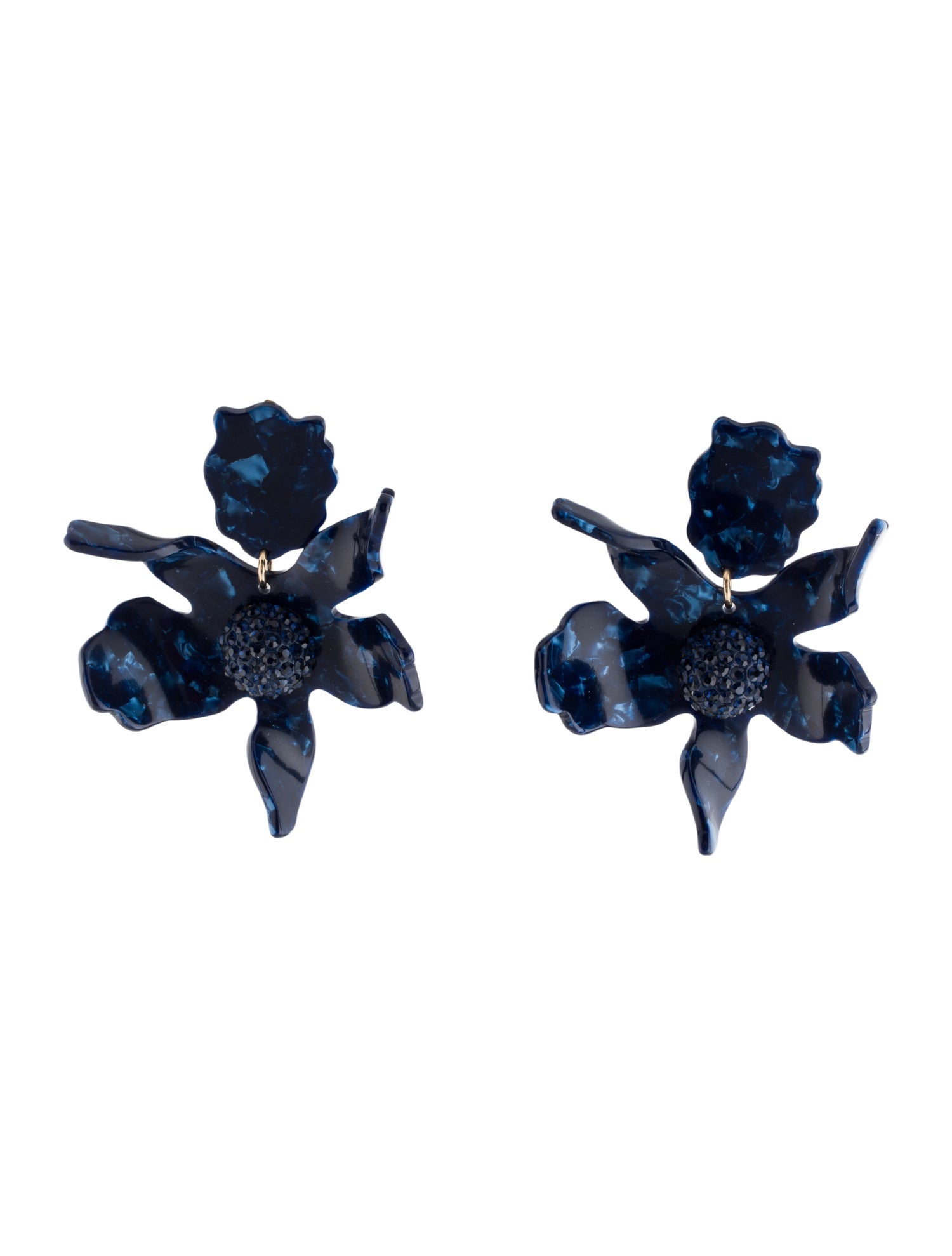 Lele Sadoughi Crystal Lily Earrings