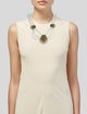 Lele Sadoughi Crystal Seafoam Seashell Bead Necklace
