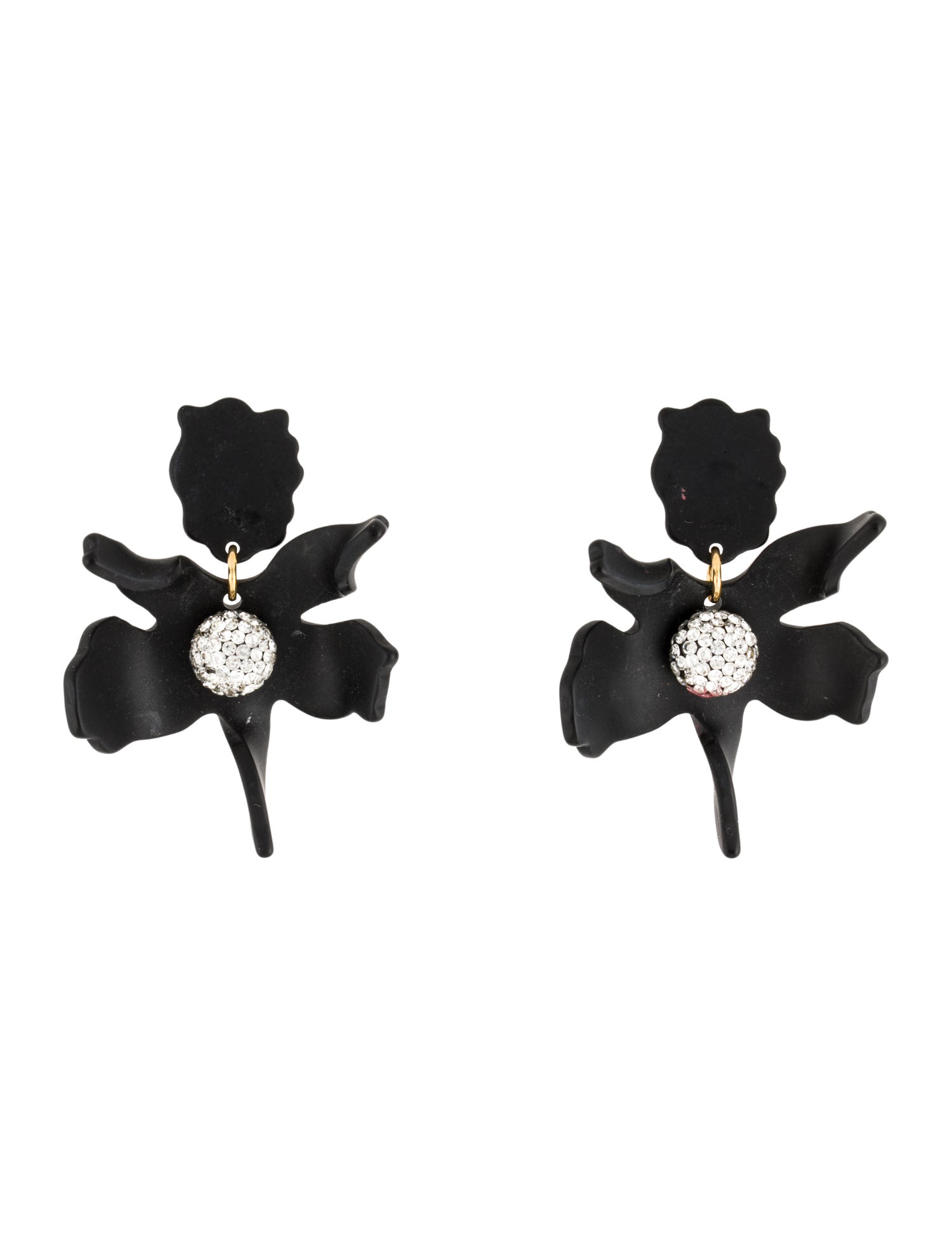 Lele Sadoughi Resin & Crystal Drop Earrings