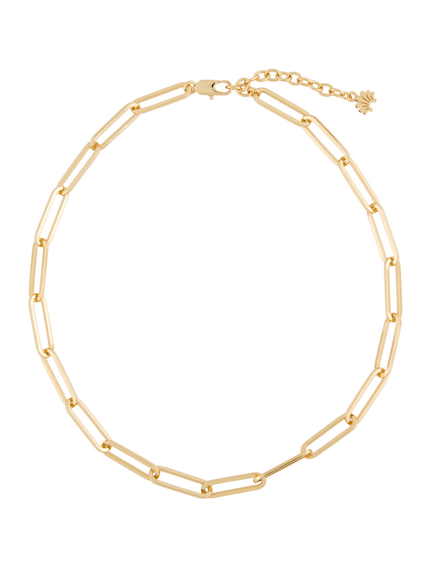 Lele Sadoughi Paperclip Chain Link Necklace