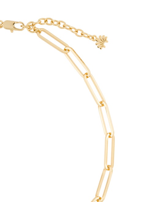 Lele Sadoughi Paperclip Chain Link Necklace