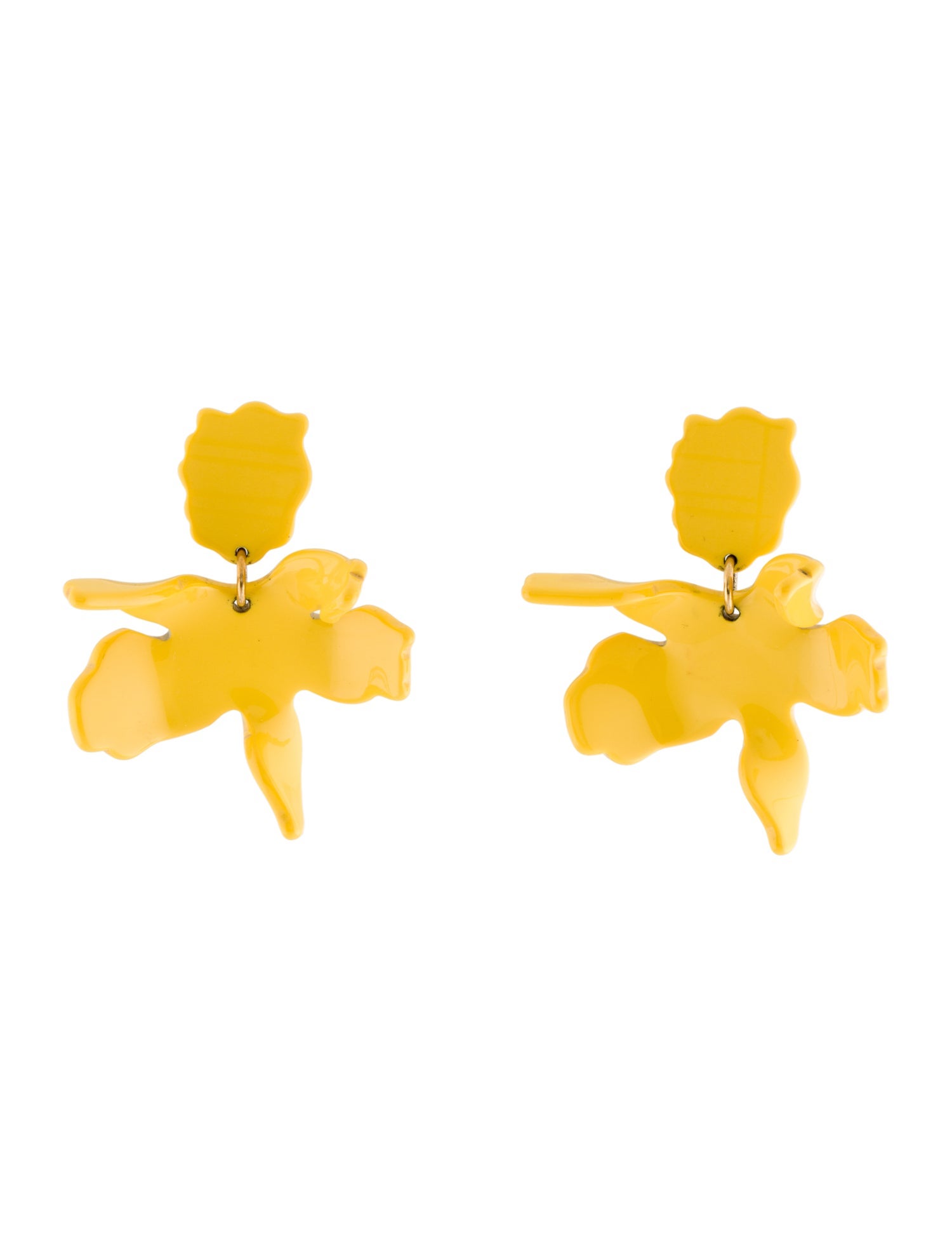 Lele Sadoughi Acetate Lily Drop Earrings