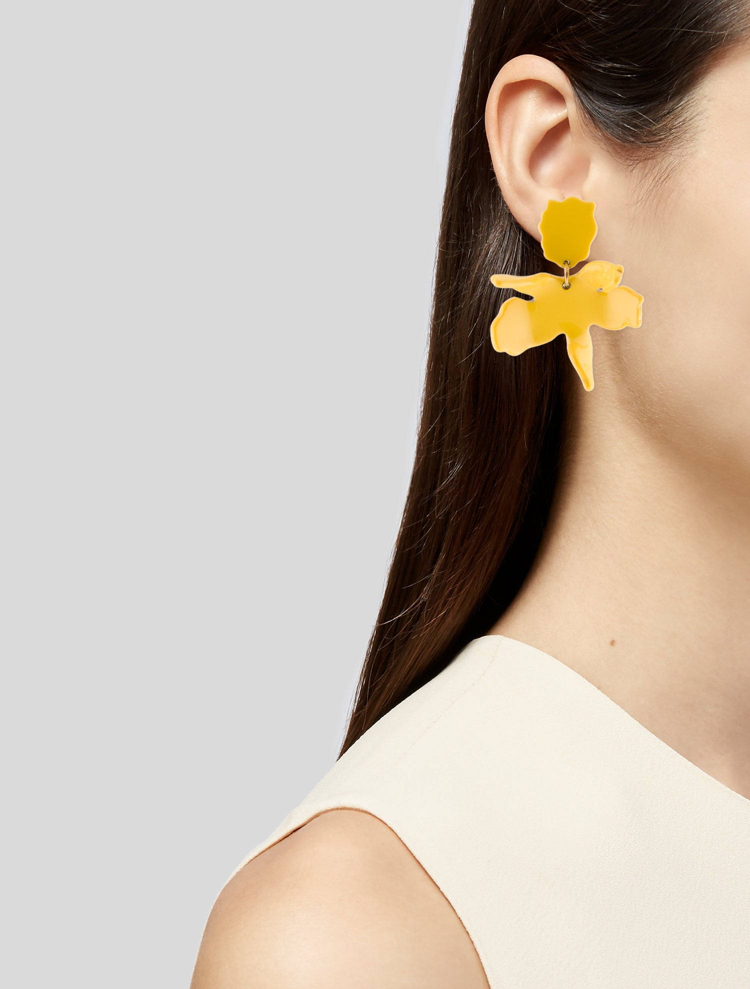 Lele Sadoughi Acetate Lily Drop Earrings