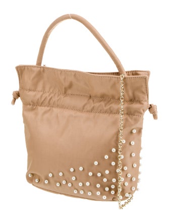 Lele Sadoughi Nylon Top Handle Bag