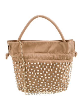 Lele Sadoughi Nylon Top Handle Bag