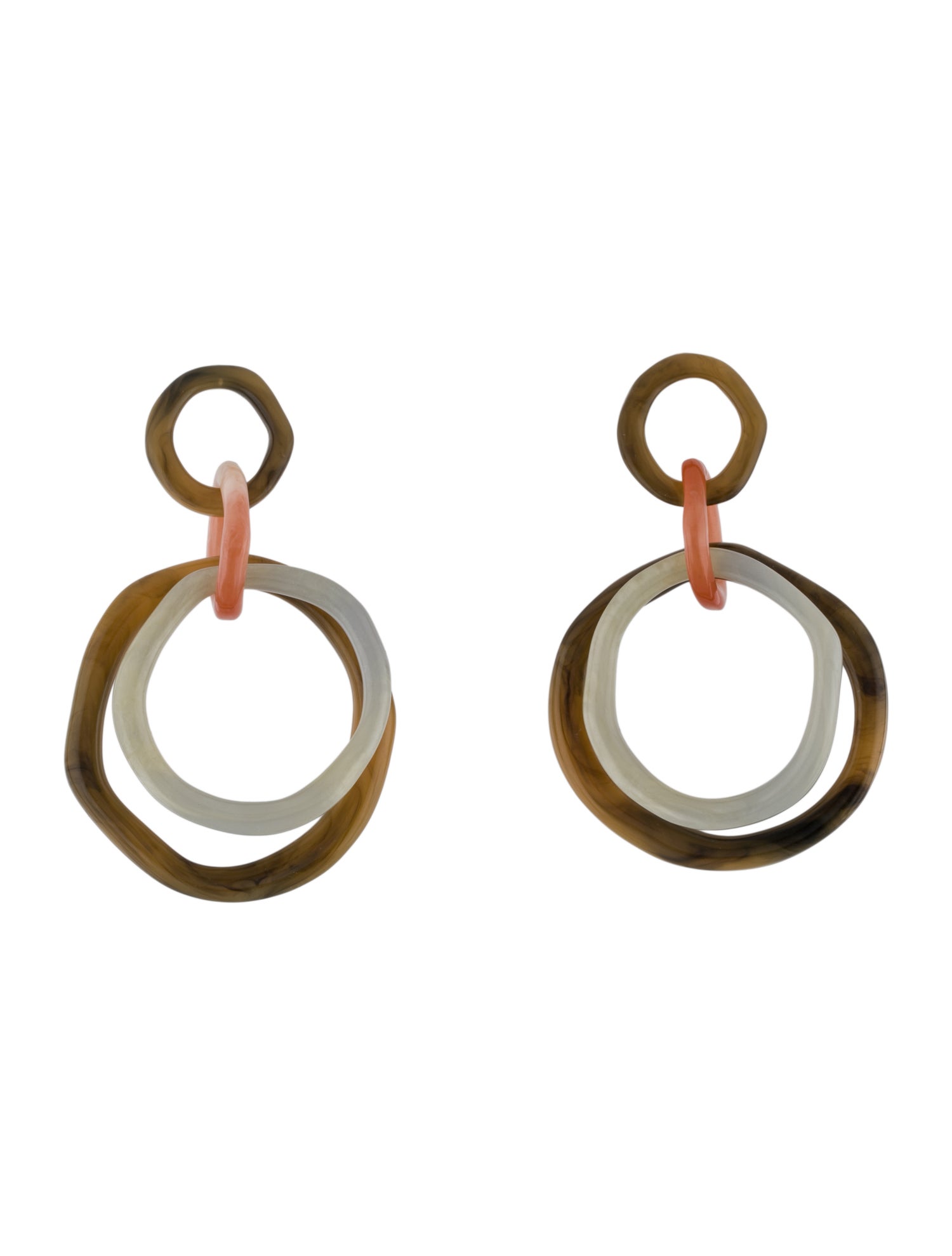 Lele Sadoughi Acetate Hoop Earrings