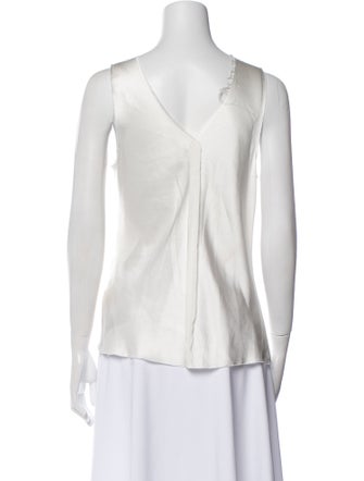 Voz Silk V-Neck Blouse