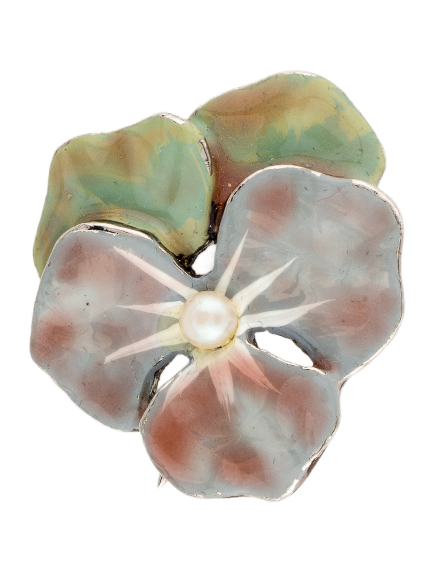 Yosca Pearl Floral Brooch