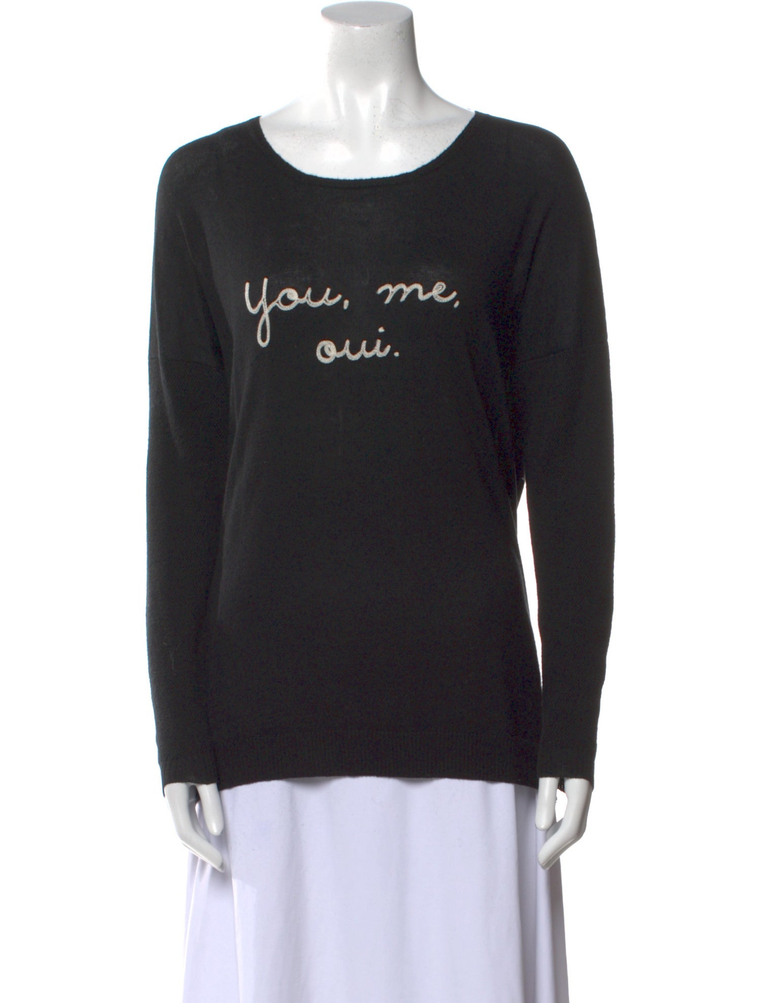 Banjo & Matilda Graphic Print Scoop Neck Sweater