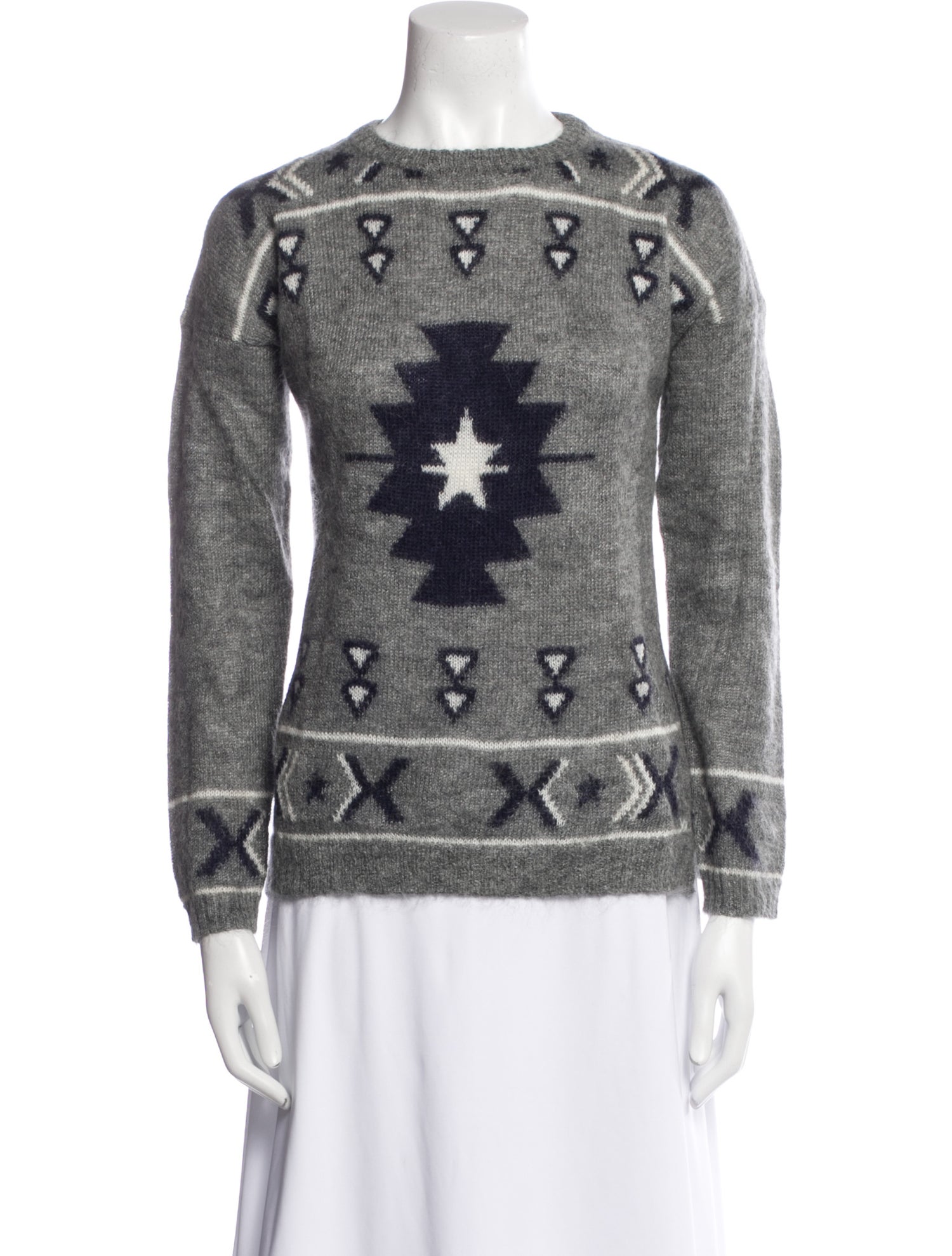 Banjo & Matilda Kid Mohair Printed Sweater w/ Tags