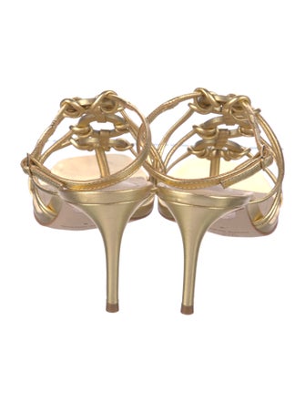 22élevé Leather Slingback Sandals