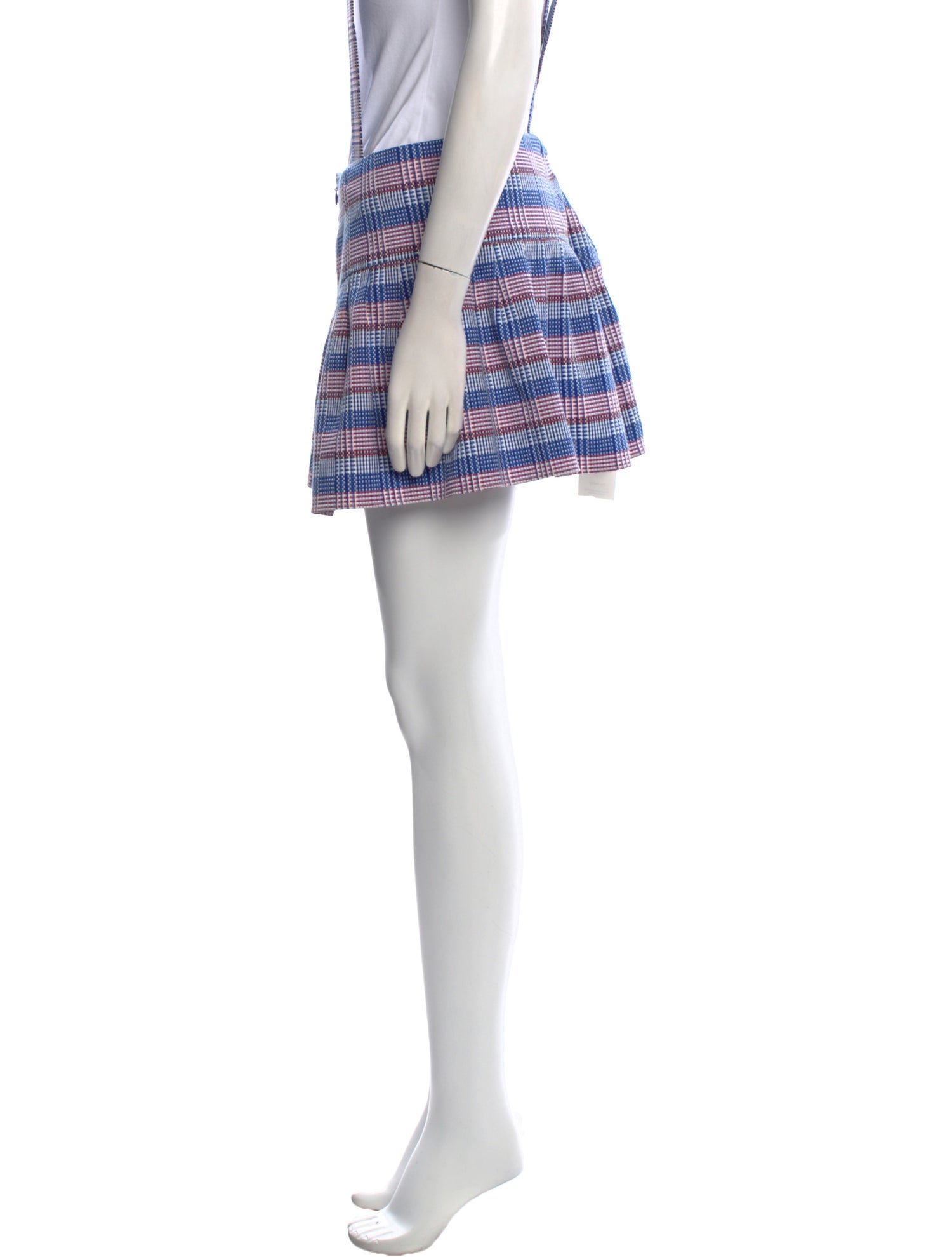 Chloë Sevigny for Opening Ceremony Plaid Print Mini Skirt