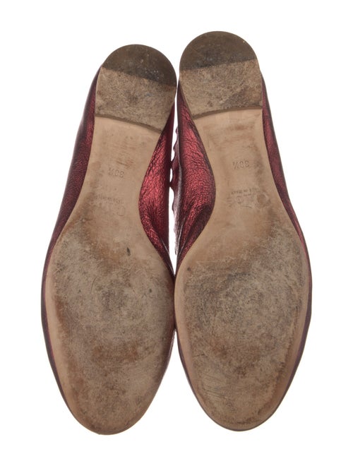 Chloë Sevigny for Opening Ceremony Leather Scalloped Accent Ballet Flats