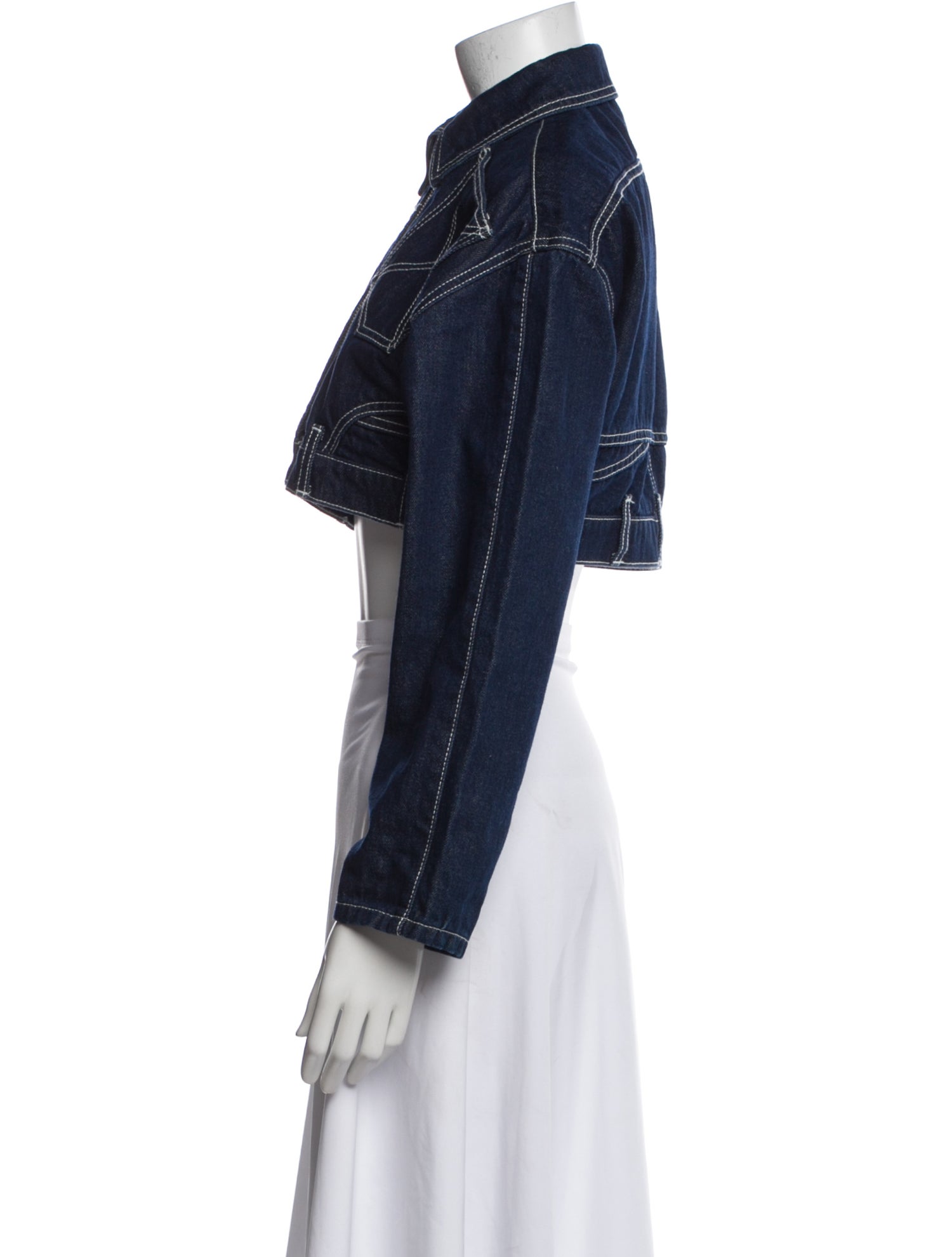 Chloë Sevigny for Opening Ceremony Cropped Denim Jacket