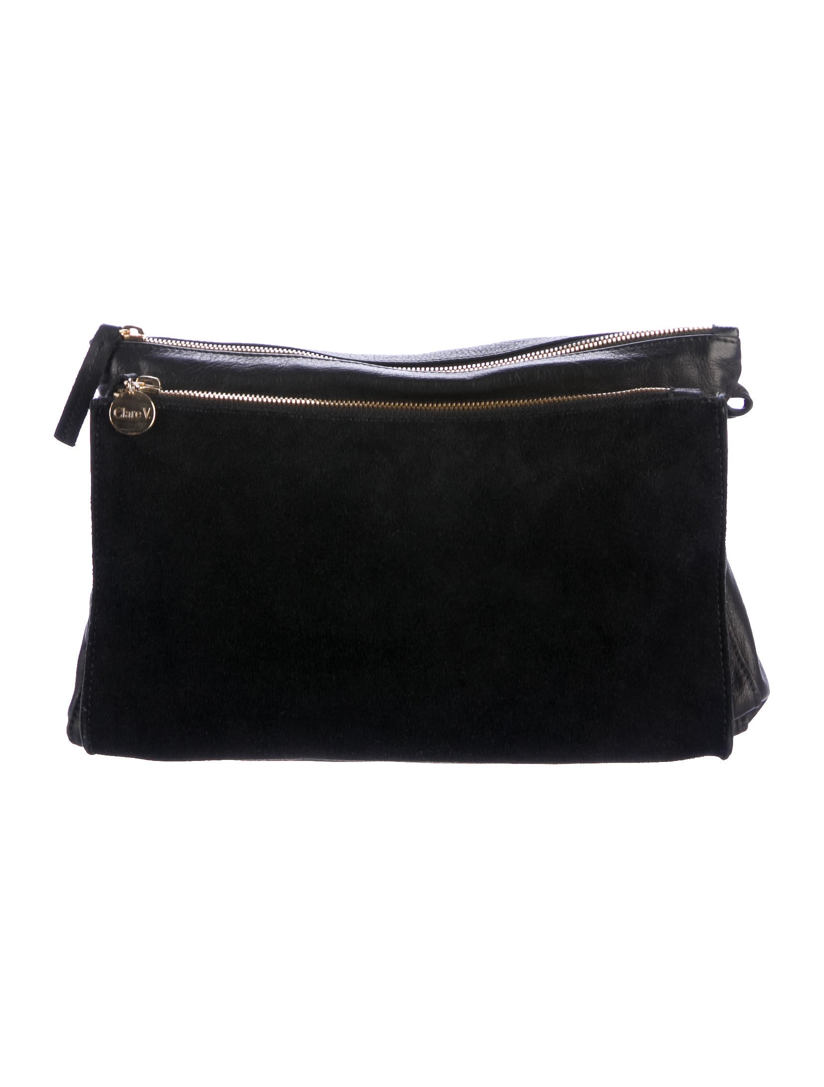Clare V. Leather & Suede Gosee Clutch