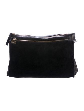 Clare V. Leather & Suede Gosee Clutch