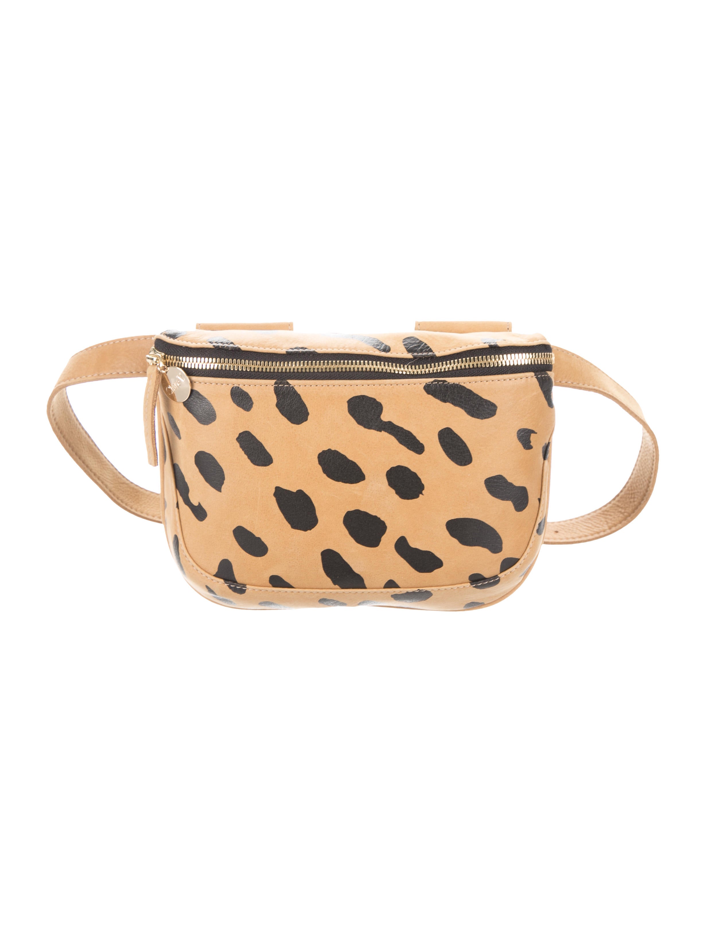 Clare V. Leopard Fanny Pack