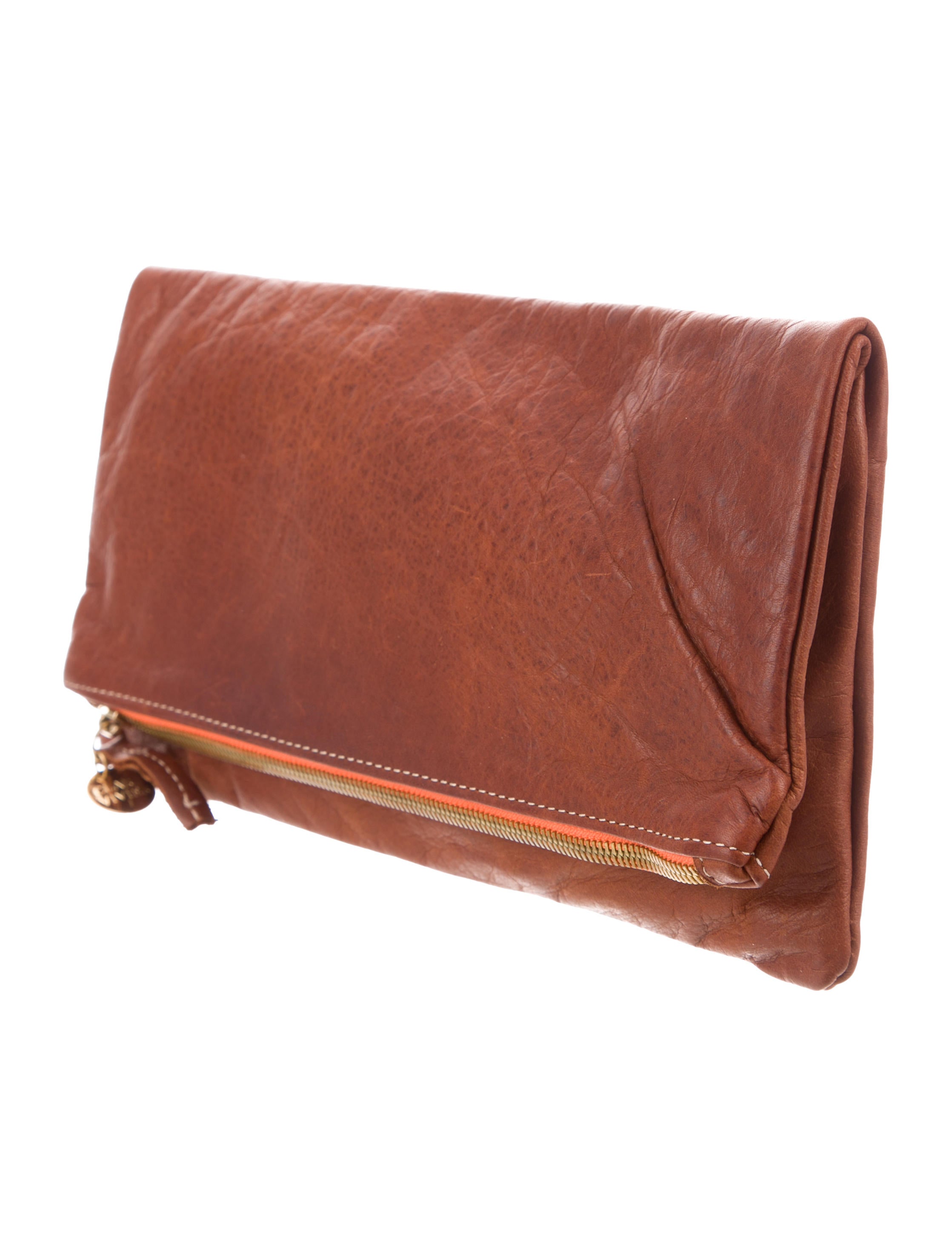 Clare V Leather Pouch Handbags W2422414 The Realreal Leather Pouch