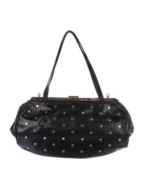 Clare V. Studded Frame Bag Black