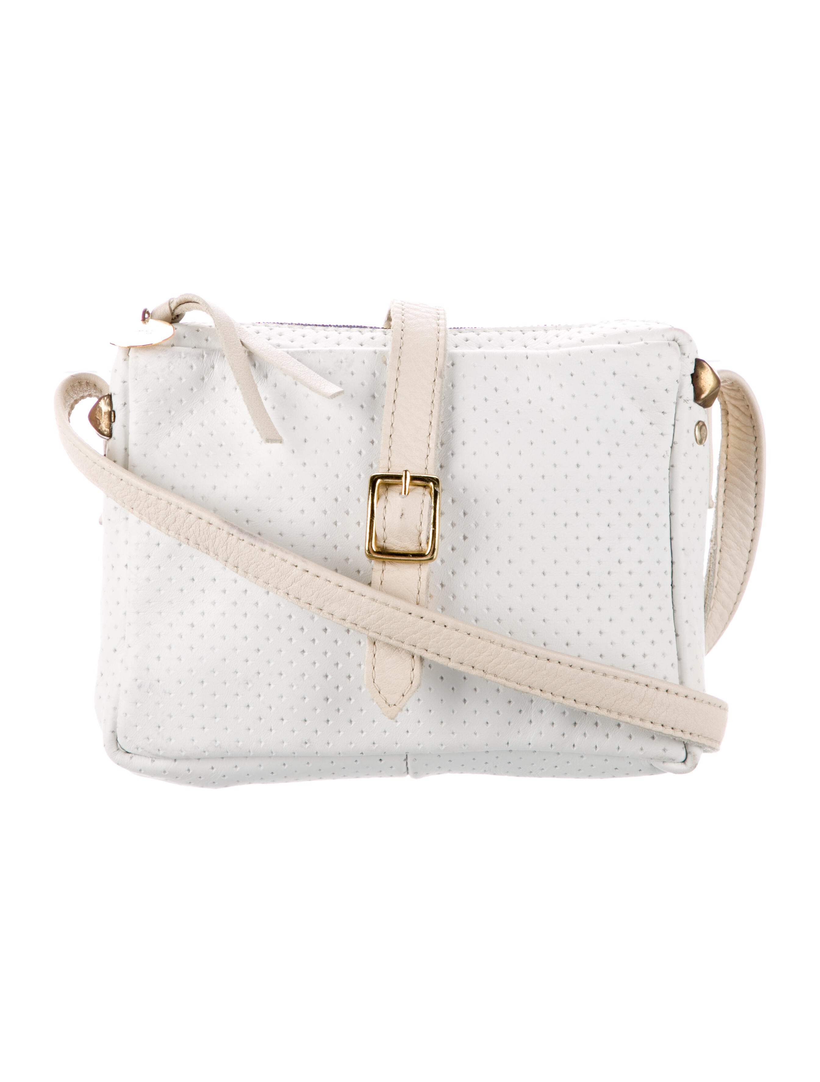 Clare V. Leather Crossbody Bag White Crossbody Bags, Handbags W2436293 The RealReal