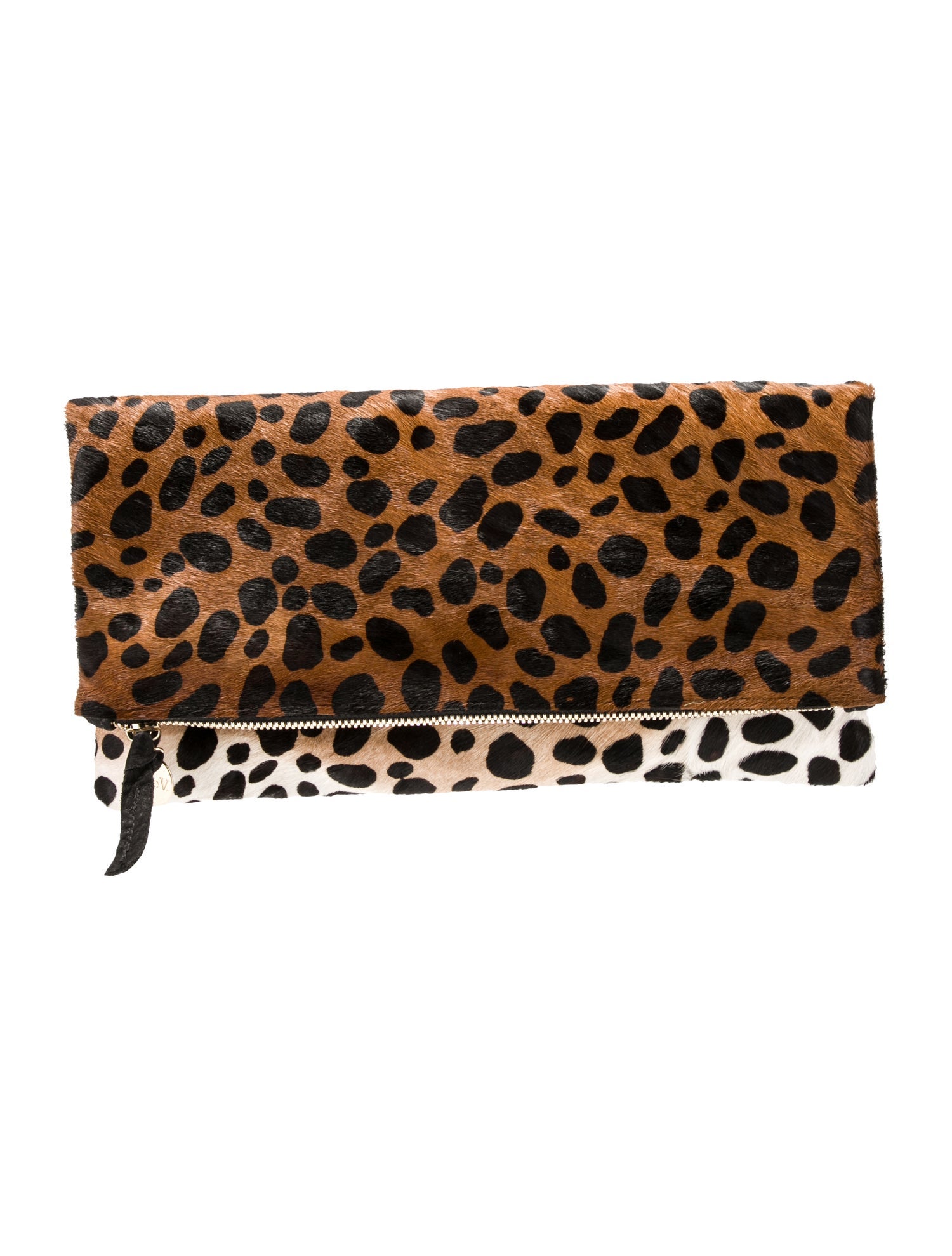Clare V. Pony Hair Clutch Brown Clutches, Handbags W2439319 The
