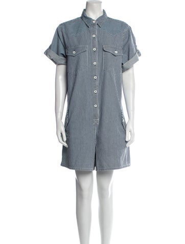 Clare V. Jumpsuits and Rompers Striped Romper L