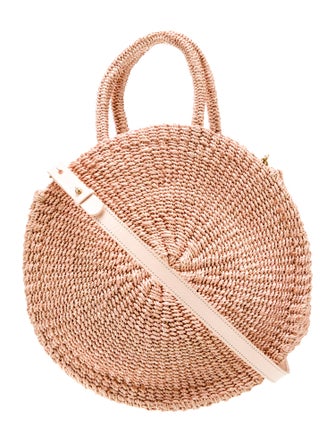 Clare V. Raffia Shoulder Bag