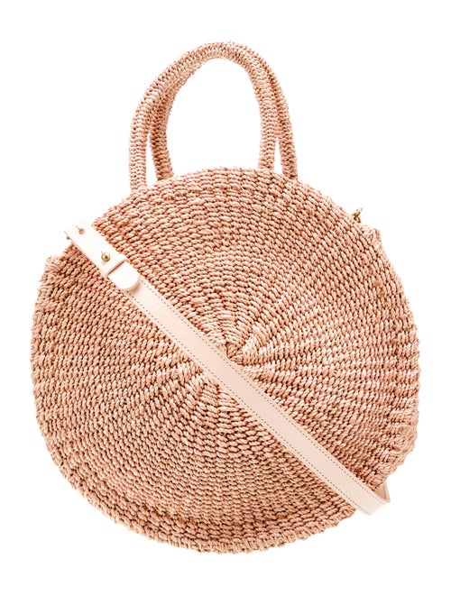 Clare V. Raffia Shoulder Bag