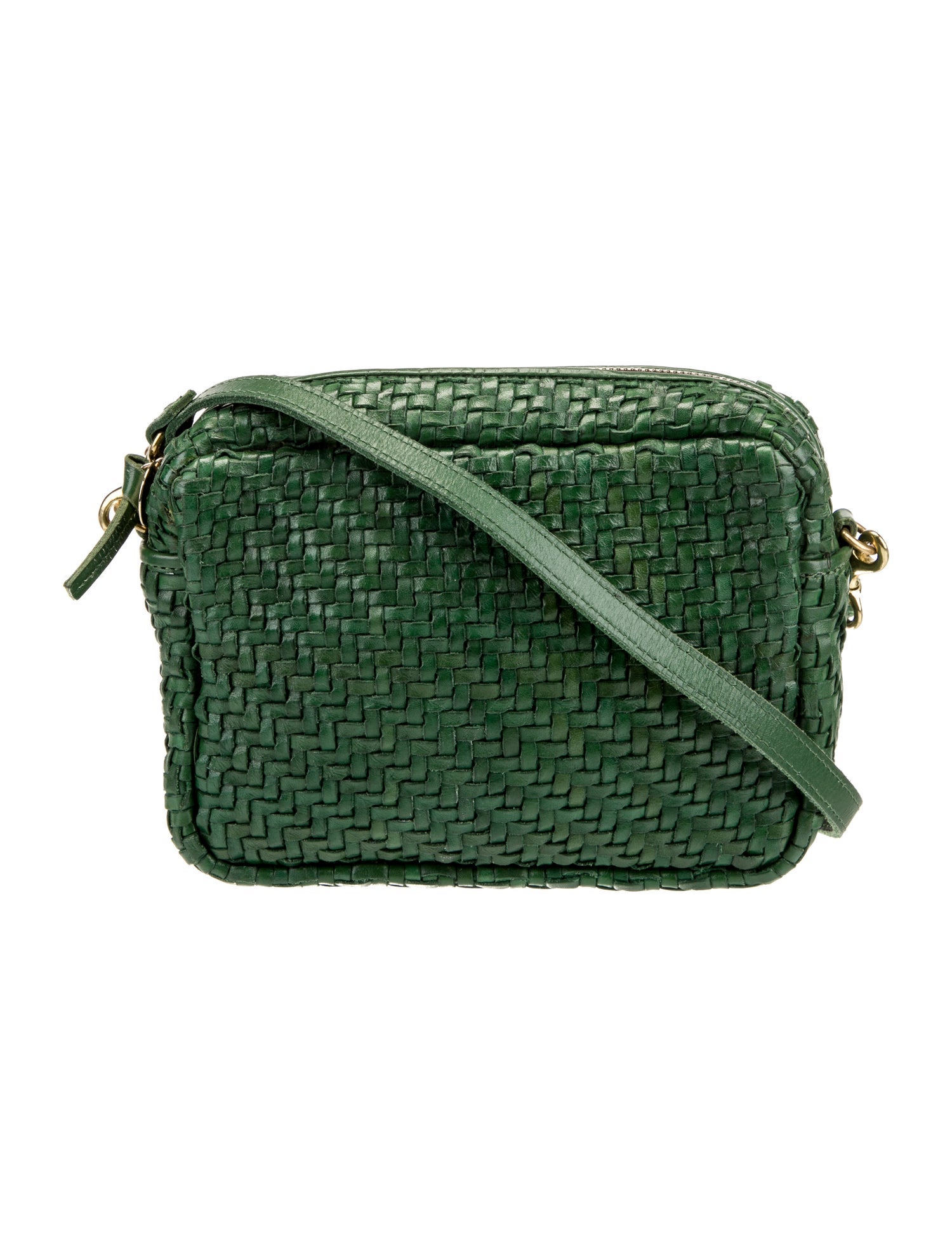 Clare V. Leather Crossbody Bag Green Crossbody Bags, Handbags