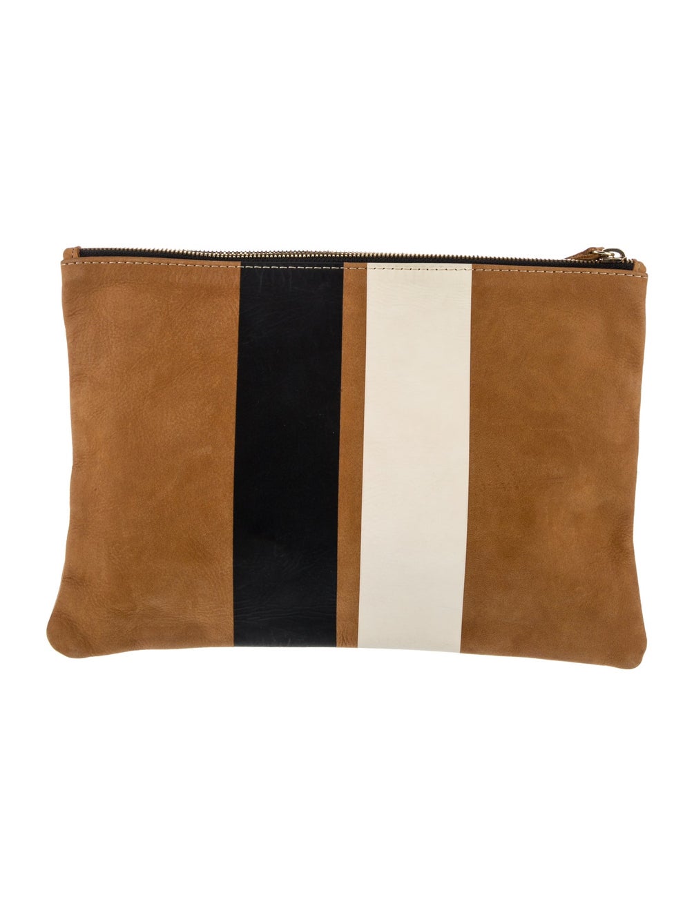 Clare V. Suede Portfolio Brown Clutches, Handbags W2442923 The