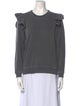 Clare V. Crew Neck Long Sleeve Sweatshirt