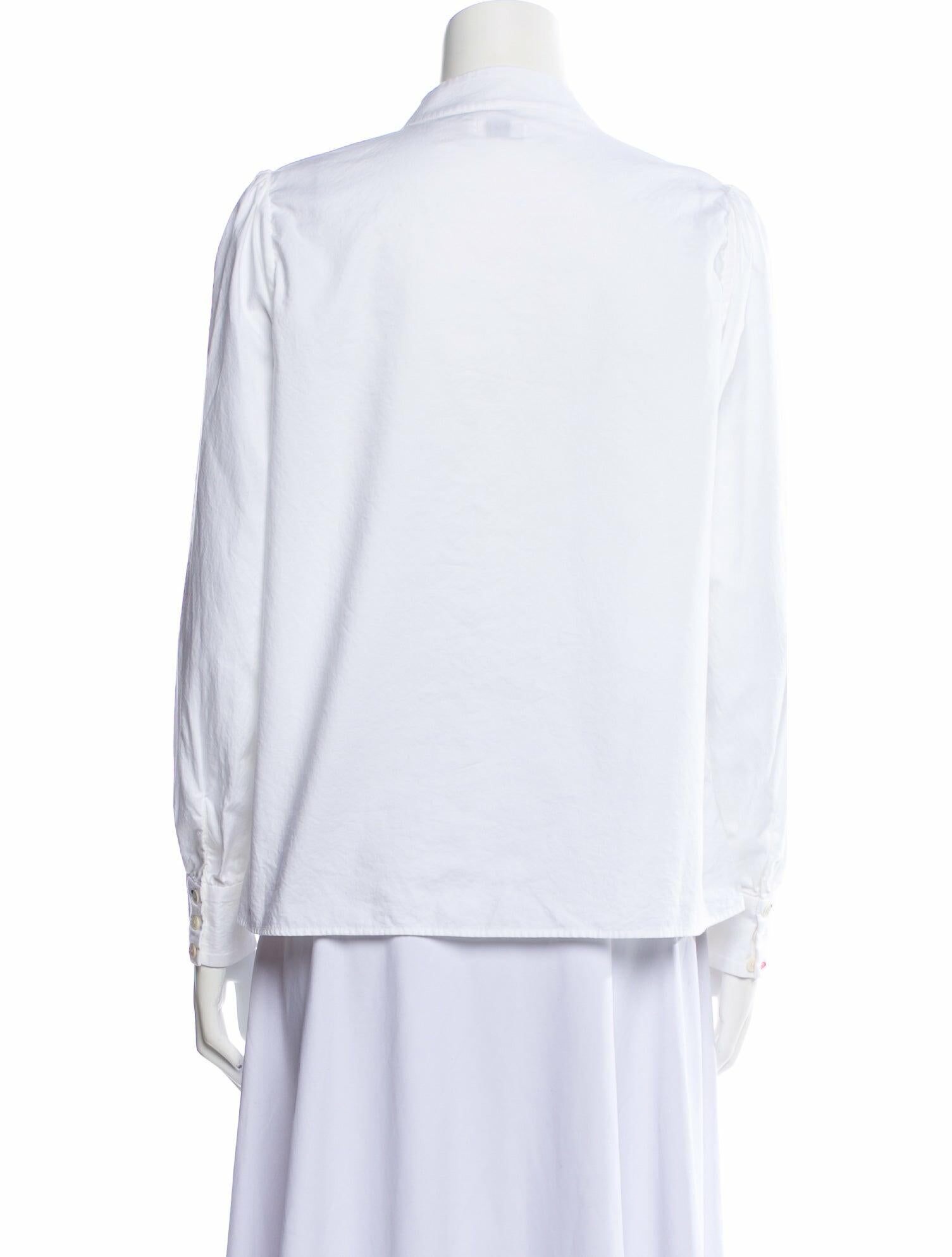 Clare V. Long Sleeve Button-Up Top