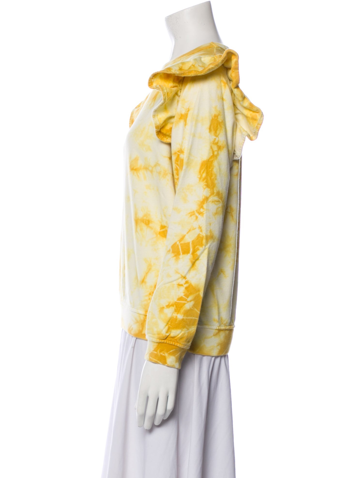 Clare V. Printed Crew Neck Blouse