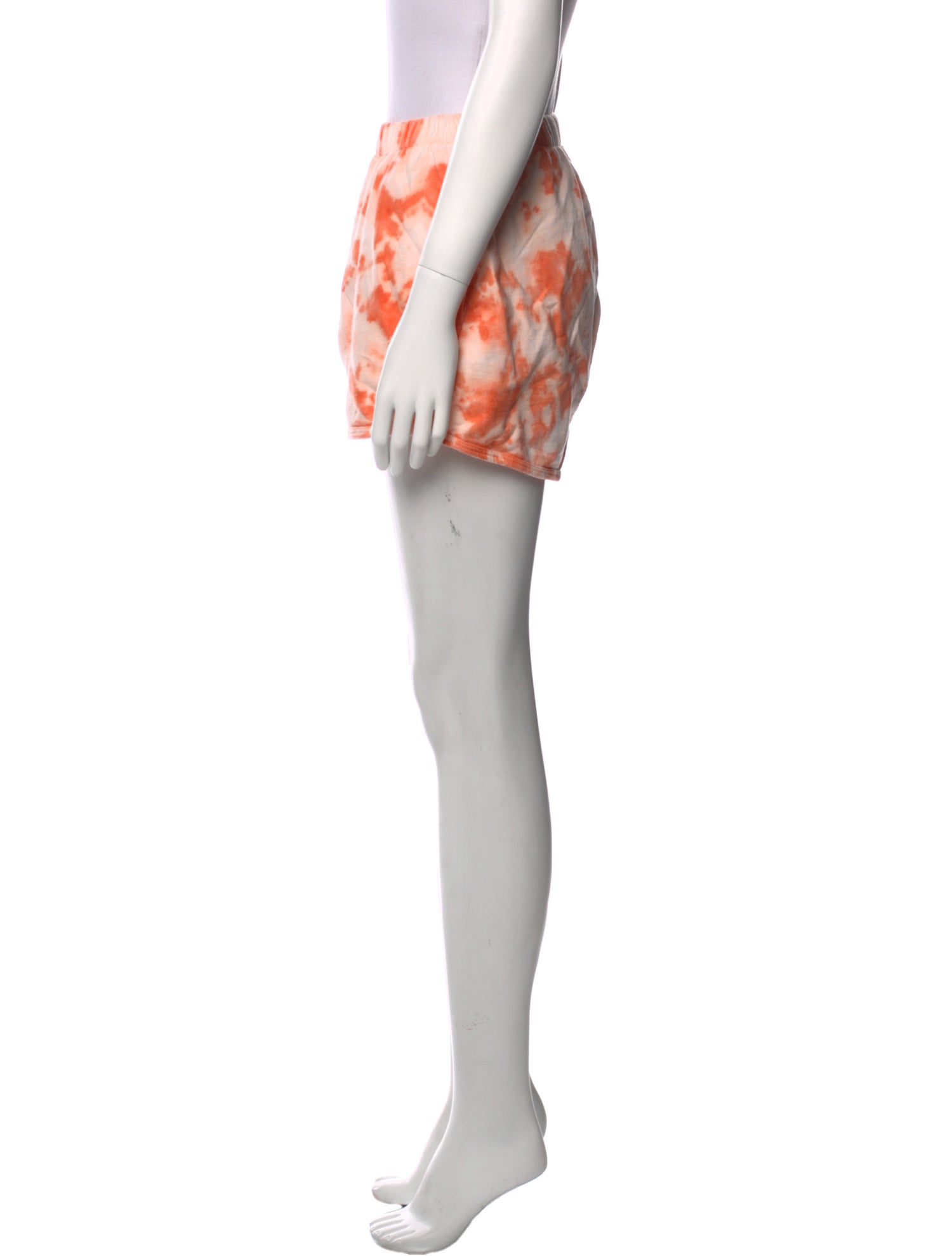 Clare V. Tie-Dye Print Mini Shorts