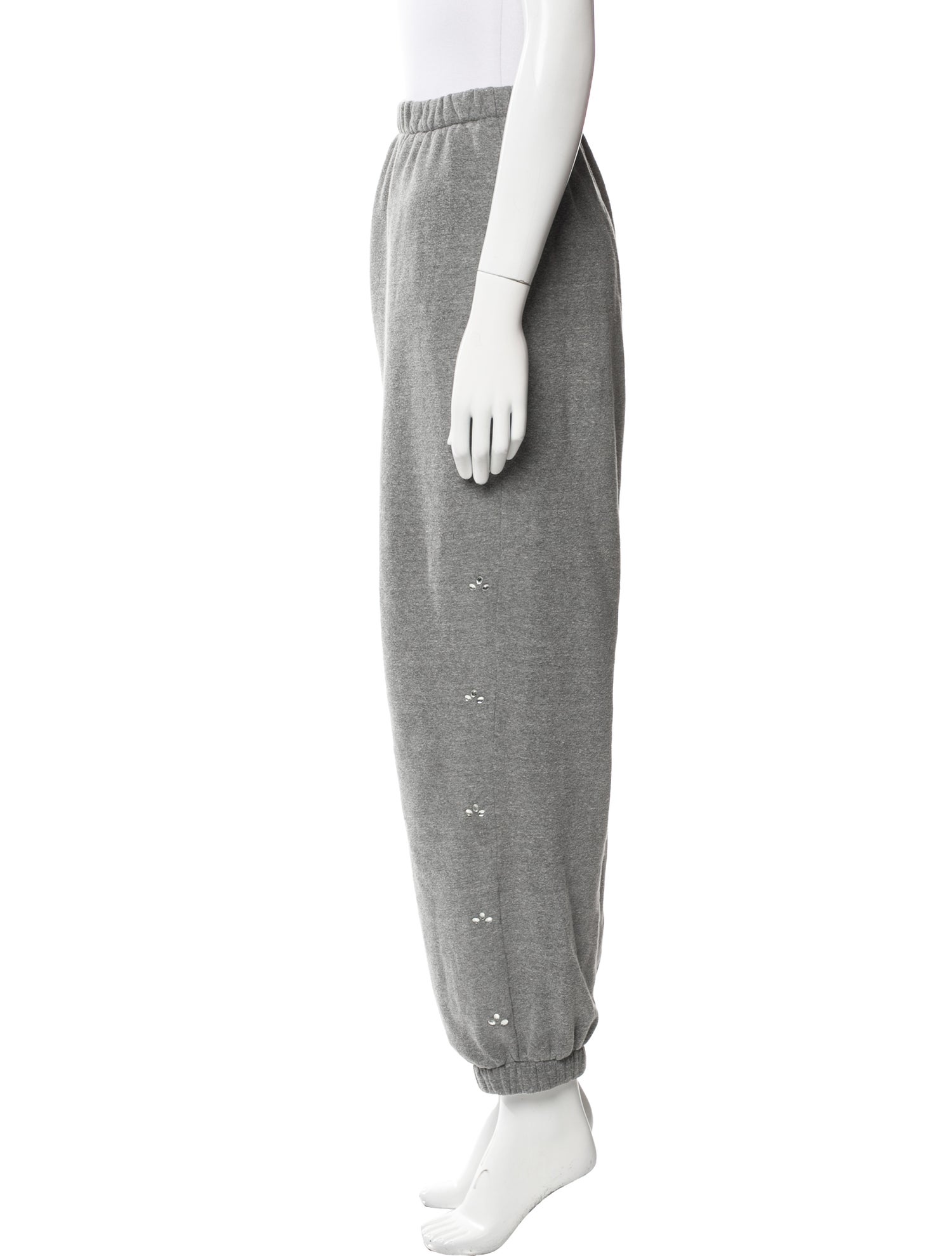 Clare V. Crystal Embellishments Sweatpants