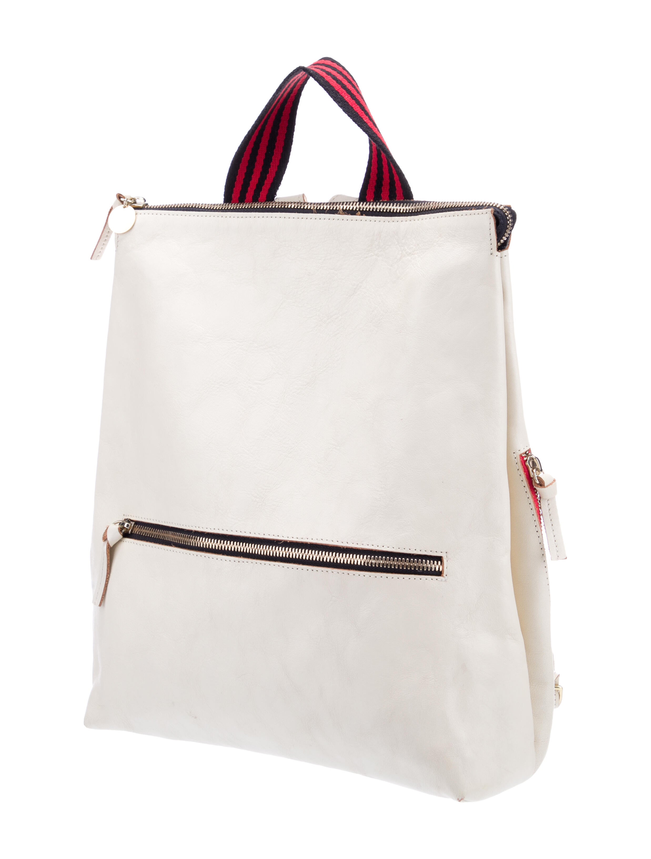 Clare V. Leather Backpack