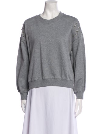 Clare V. Crew Neck Long Sleeve Sweatshirt